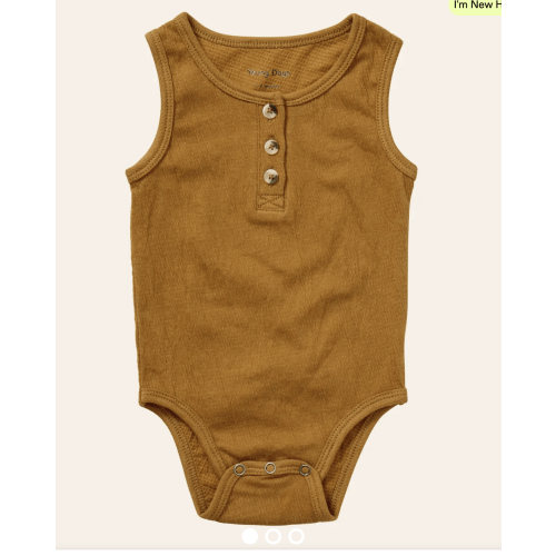 Henley Tank Onesie – Young Days