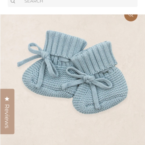 Knit Booties - Steele