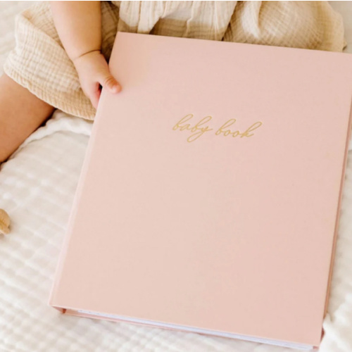 First Year Baby Memory Book - Pink