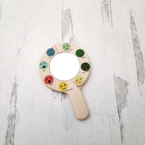 SECONDS/IMPERFECT Emotion and Mood mirror with self regulation zones