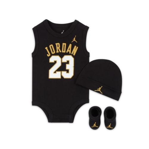 Nike Jordan 3 piece set (onesie, hat, booties) 0-6 month