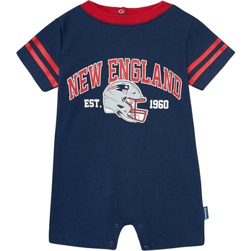 Gerber NFL unisex-baby Nfl Team Short Sleeve Romper