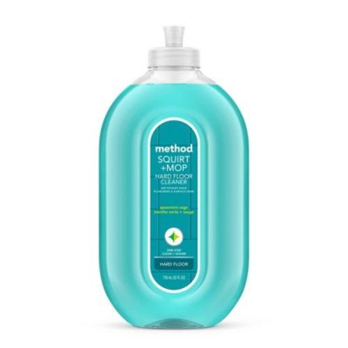 Method Spearmint Sage Squirt + Mop Hard Floor Cleaner - 25 fl oz: Hypoallergenic, Paraben-Free, Phosphate-Free