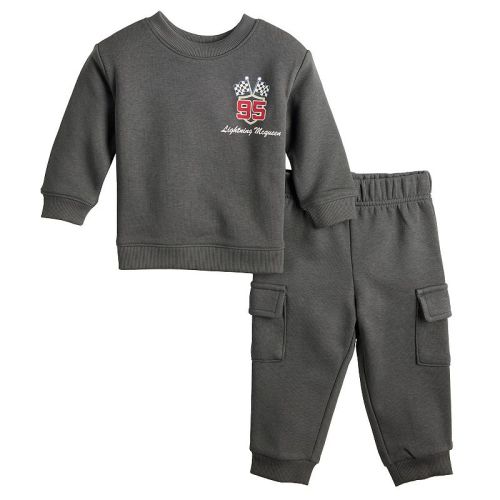 Baby Jumping Beans® Disney's Lightning McQueen Crew & Cargo Jogger Set