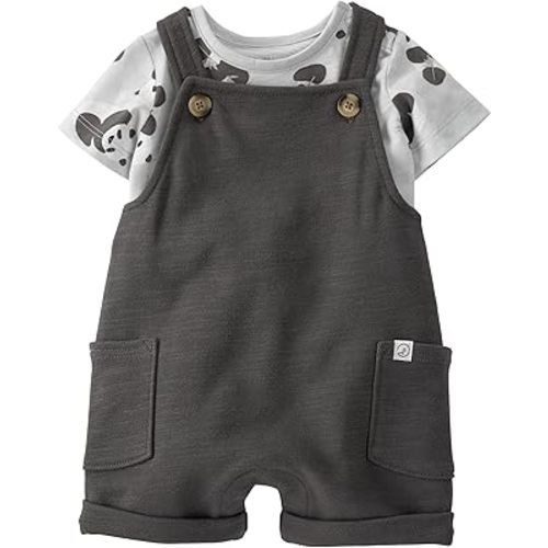 little planet by carter's Baby 2-piece Organic Cotton Shortall Set