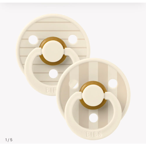 BIBS Studio 2-Pack Pacifiers - Ivory Vanilla Mix – Bibsworld store US