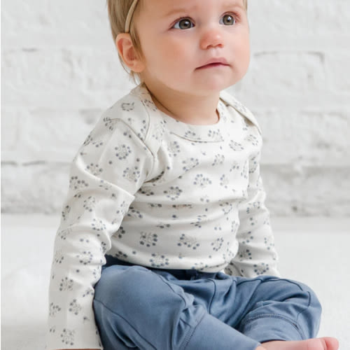 Colored Organics - Organic Cotton Baby Bodysuit - Long Sleeve Infant One Piece