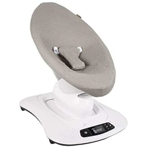 UKJE Liner Baby Rocker Cover, Compatible with 4moms mamaRoo 4 Old Model Before 2022, 100% Oeko-Tex Cotton, Washable Swingcover, Bouncer Protective Liner Cover, Made in EU, Taupe