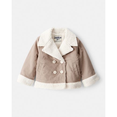 Baby Girl Corduroy Long-Sleeve Fashion Jacket - Cream - OshKosh B'gosh | Carter's