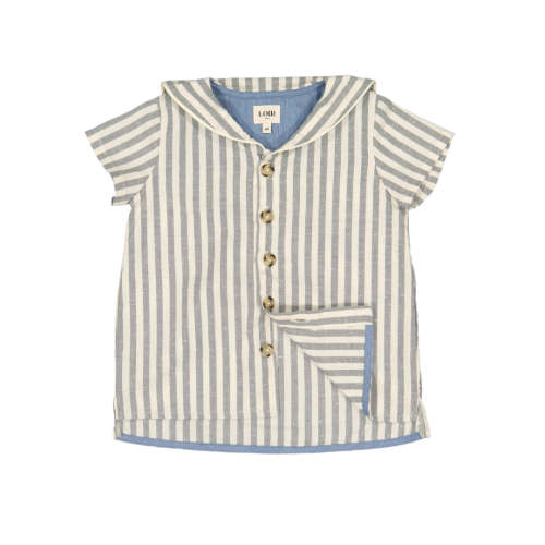 Milton Top, Green Stripes
