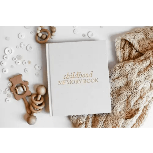Childhood Memory Book - Cream