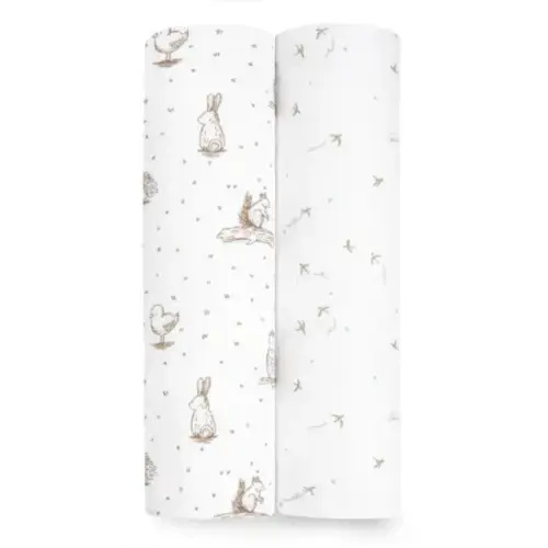 aden + anais healing nature silky soft muslin 2 pack