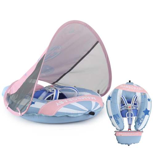 Mambobaby Pool Float  hot air balloon with Canopy