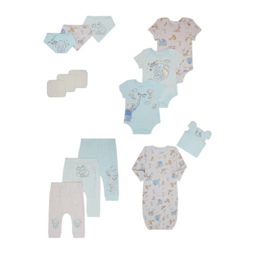 Disney Baby Wishes + Dreams Dumbo Layette - 14-Piece NB-12M Set