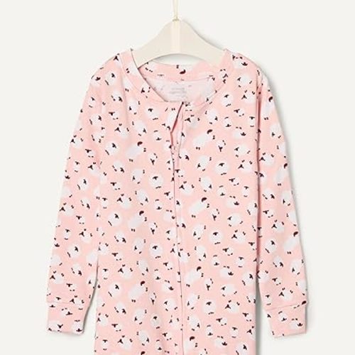 Amazon Essentials x Sofia Grainge Unisex Toddlers and Babies' Snug-Fit Cotton Footed Pajamas