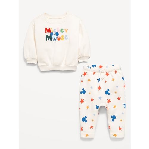Disney© Crew-Neck Sweatshirt and Sweatpants Set for Baby