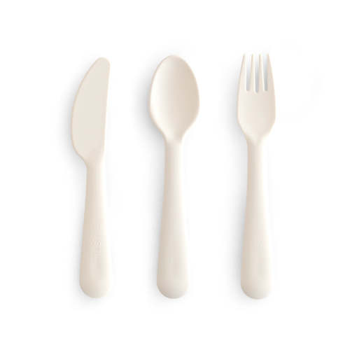 Dinnerware Cutlery Set (Ivory) – Mushie