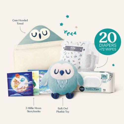 Millie Moon Luxury Disposable Diapers Gift Box - 20ct