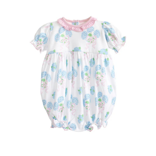 Sweet Hydrangea Girls Bubble Outfit