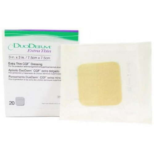 Duoderm Extra Thin Hydrocolloid Dressing 3" X 3" Strip Each (1 Each)
