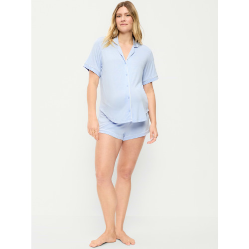 Maternity Classic Pajama Short Set