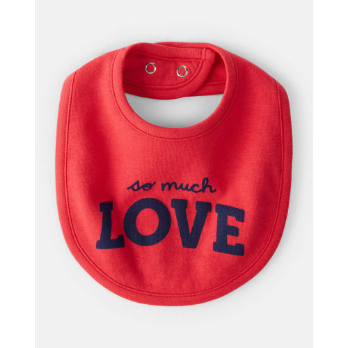 Baby Valentine's Day So Much Love Bib - Red - Carter's | Carter's