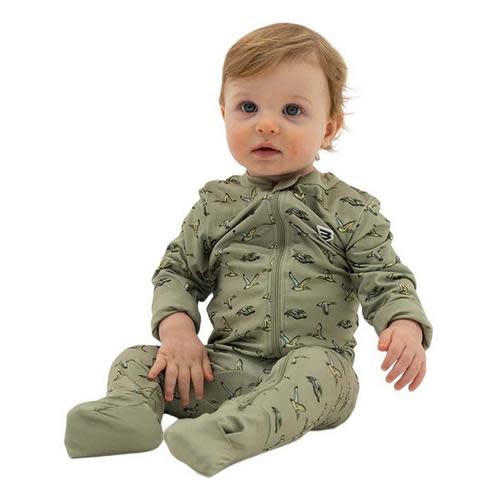 Baby Burlebo Full Zip Convertible Pajamas