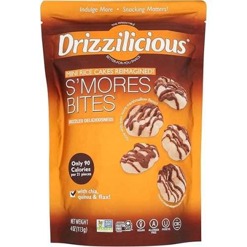 DRIZZILICIOUS S'more's Bites Mini Rice Cakes, 4 OZ