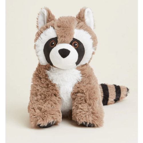 Warmies Raccoon Stuffed Animals | Weighted Raccoon Plush