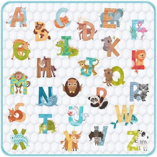 Baby Play Mat for Floor Playpen - 50" X 50" Playpen Mat,Thick One-Piece Crawling, Odorless Floor Mat, Non-Slip Cushioned Baby Playmat for Infants,Babies,Toddlers. Foldable and Machine Washable