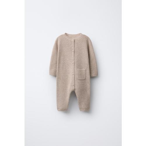 PEARL KNIT JUMPSUIT - Steel | ZARA United States