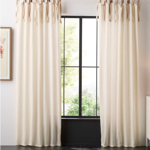 Natural Tie 100% Organic Cotton Muslin Kids Curtain Panel 44"x63"