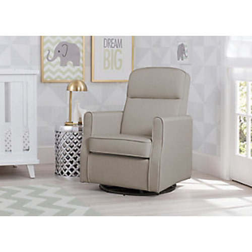 Delta Children Blair Slim Nursery Glider Swivel Rocker Chair