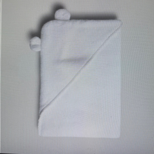 Organic Hooded Baby Towel with Ears (White) – Parachute Home