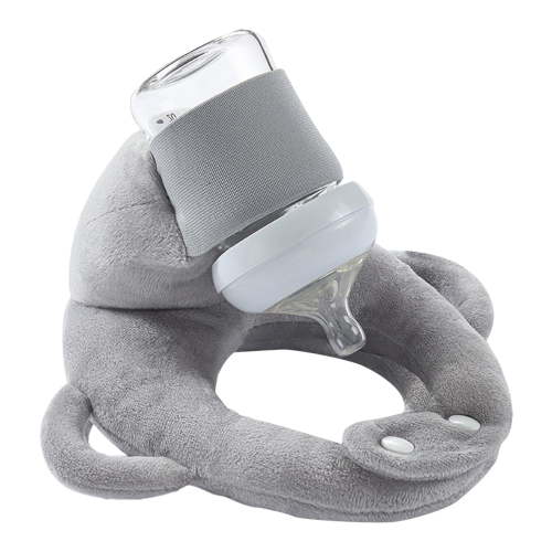 Baby Bottle Holder Self Feeding Support Pad For Hands F Ree Bottle Feeding Drying Rack Bottle Pillow Case 42x22cm