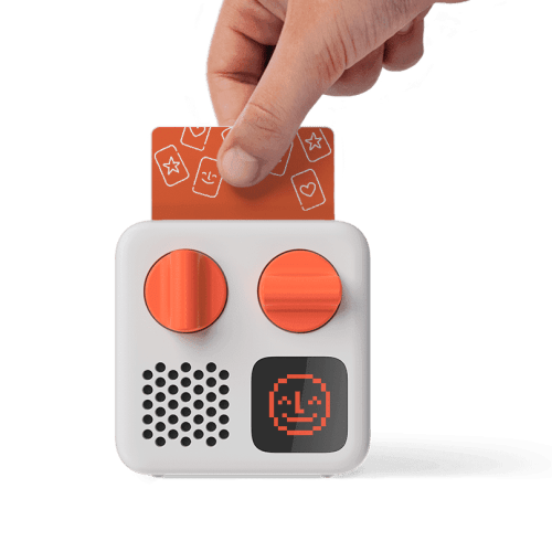 Yoto Mini (2024 Edition) – Kids Screen-Free Bluetooth Audio Player, All-in-1 Travel Device Plays Stories Music Podcast Radio Ok-to-Wake Clock, Use as Speaker or with Headphones