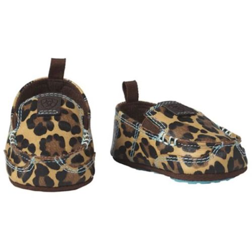 Ariat Infant-Girls' Lil Stomper Natalie Leopard Print Slip-On Shoes