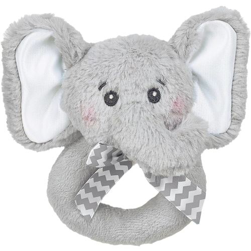 Bearington Collection Baby Lil' Spout, 5.5 in Gray Elephant Plush Stuffed Animal, Baby Elephant Stuff