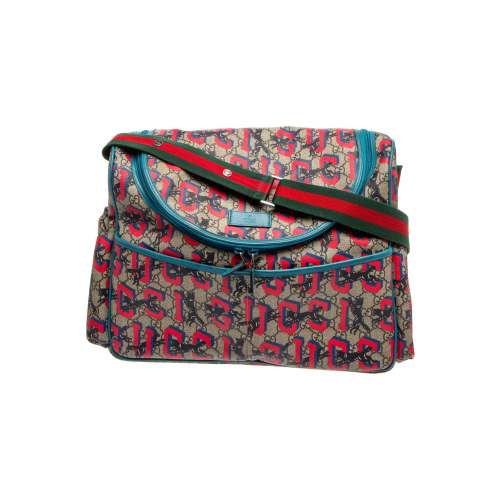 GG Supreme Wolf Diaper Bag