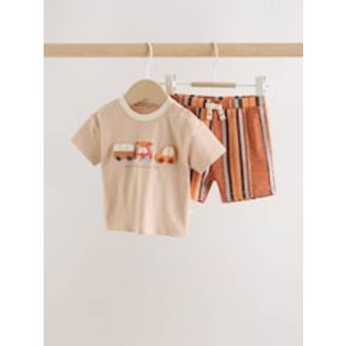 Buy Orange Cars Top and Shorts Baby Set (6mths-9mths) from Next USA