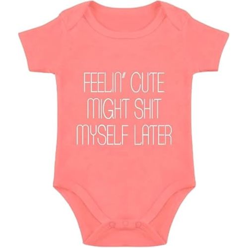listery Funny Romper Cute Novelty Infant Baby Bodysuit Funny Baby infant Pregnancy Announcements