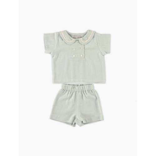 Malo Baby Set in Cloud Blue
