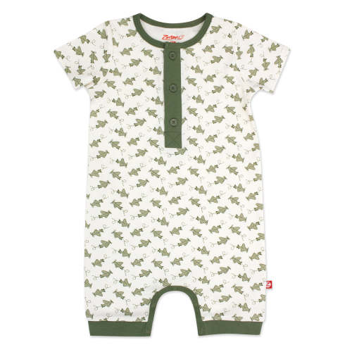 Airplanes Organic Cotton Henley Bodysuit – Zutano