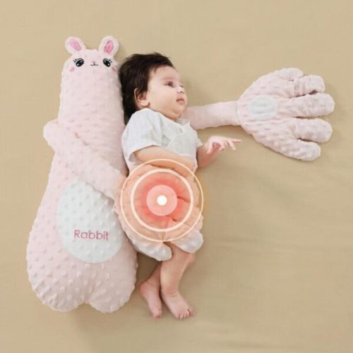 Palm Cuddling Baby Sleeping Pillow (Pink Rabbit)
