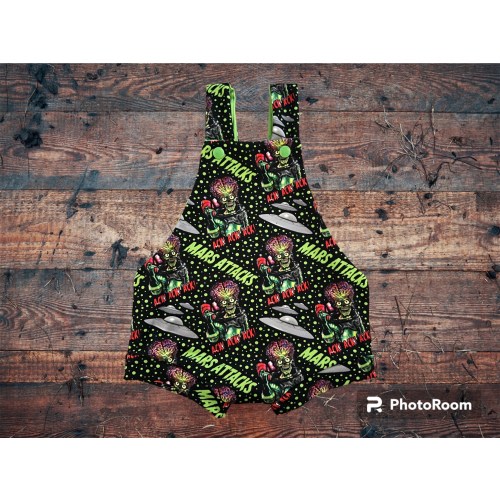 Green Martian Overalls