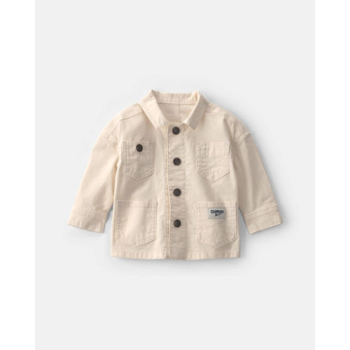 Baby Canvas Jacket - Ivory - OshKosh B'gosh | Carter's