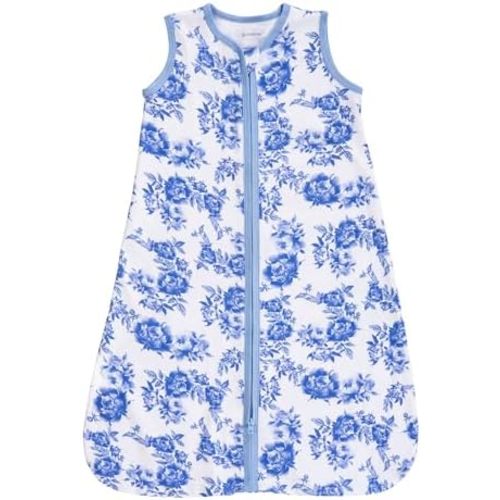 LollyBanks Sleep Sack, 100% Cotton Neutral Baby Sacks, 0.5 TOG Sleep Sacks Lightweight with 2-Way Zipper