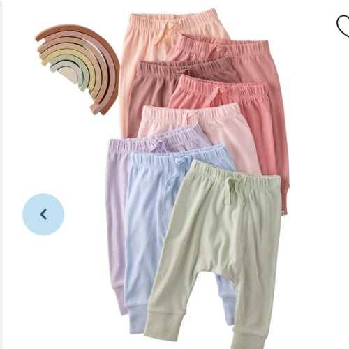 JORDAN 4-Pack Jogger Baby & Toddler Pants - 6-9 Mo - Sunset Haze