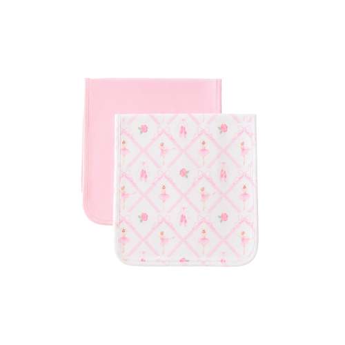 2pc Burp Cloth Set | Darling Ballerina