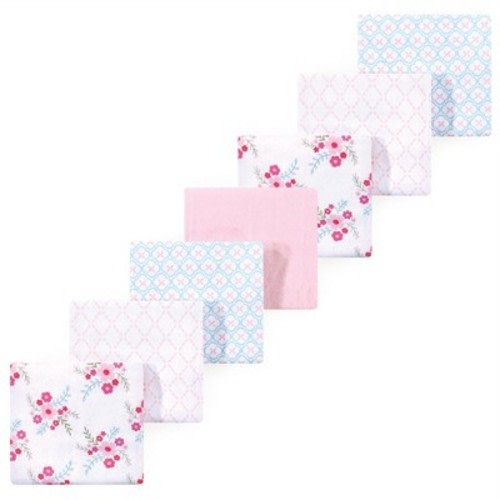 Little Treasure Luvable Friends Flannel Receiving Blankets 7pk, Garden Floral
